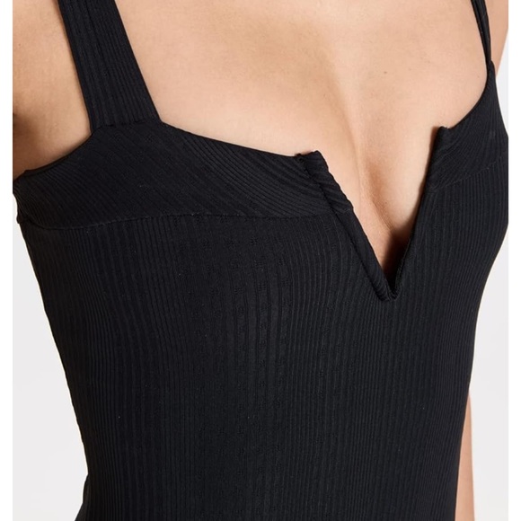 NWT L Space Cha Cha One Piece Bathing Suit in Black - Picture 5 of 10